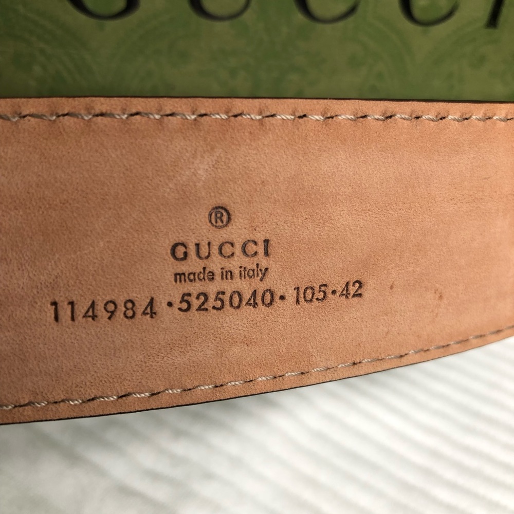 GUCCI leather GG Belt like new